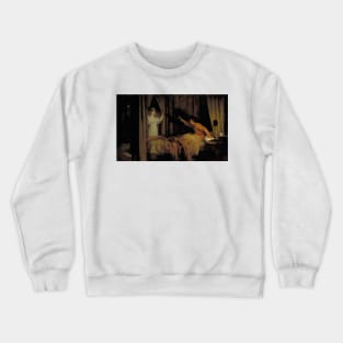 Speak! Speak! - John Everett Millais Crewneck Sweatshirt